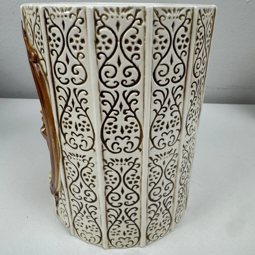 Vtg 1978‎ Sears Pioneer Woman Ceramic Jar Japan Country Decor